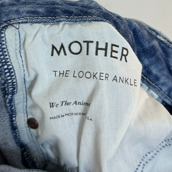 MOTHER The Looker Ankle Jeans in Wash We The Animals Size US 27 - Picture 10 of 14